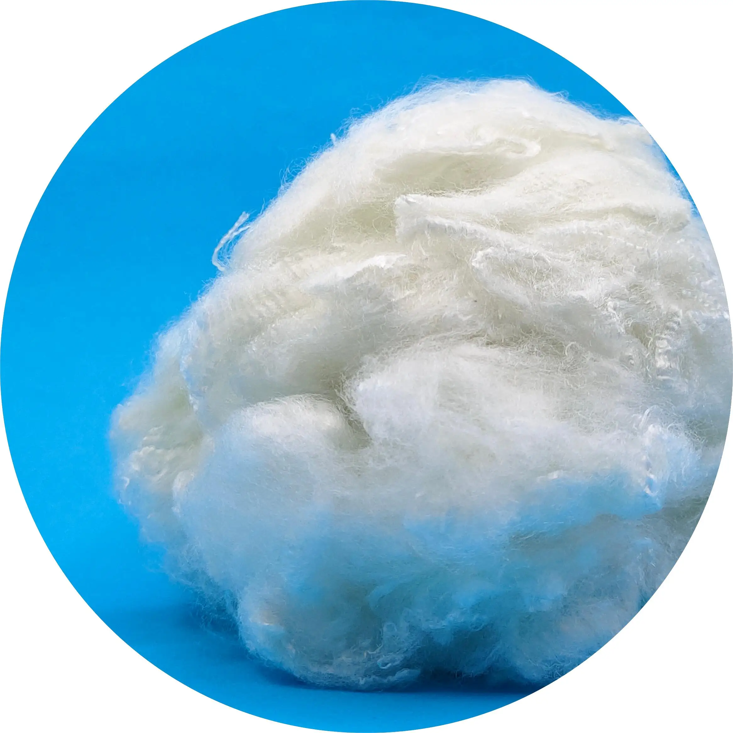 3D 38mm flame retardant modacrylic fiber for nonwoven LOI 32