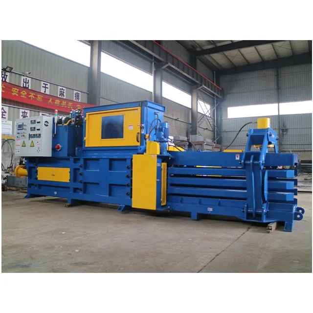 Horizontal Baler,Shredder ,Conveyor & Cyclone automatic horiozontal waste paper baler machine