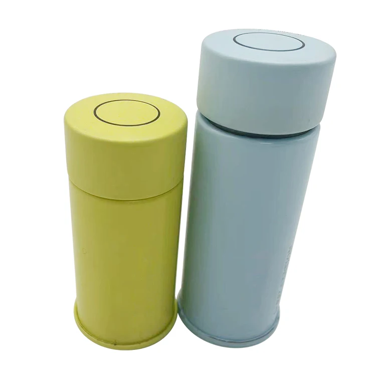 2024 USA Hot Sale CR Child Resistant Tube For Pre-Roll Gummies Custom Printed Food Grade Child Proof Tin Box With Seal Foam