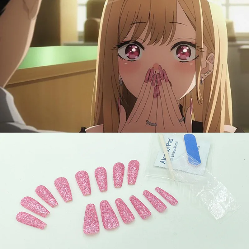 Marin Kitagawa Cosplay Accessories Earrings Nail Necklace Bracelet Ears Anime My Dress-Up Darling Cosplay Props Jewelry