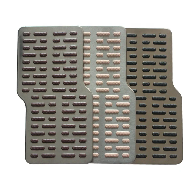 
Eco-friendly Car Mat Stainless Steel Metal Heel Pad 