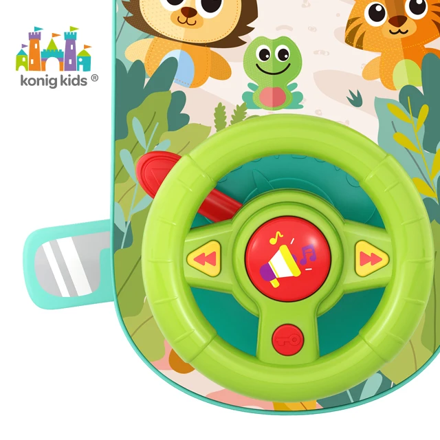 Konig Kids Baby Car Steering Wheel Toys Play in Car Game in the Car Baby Toys