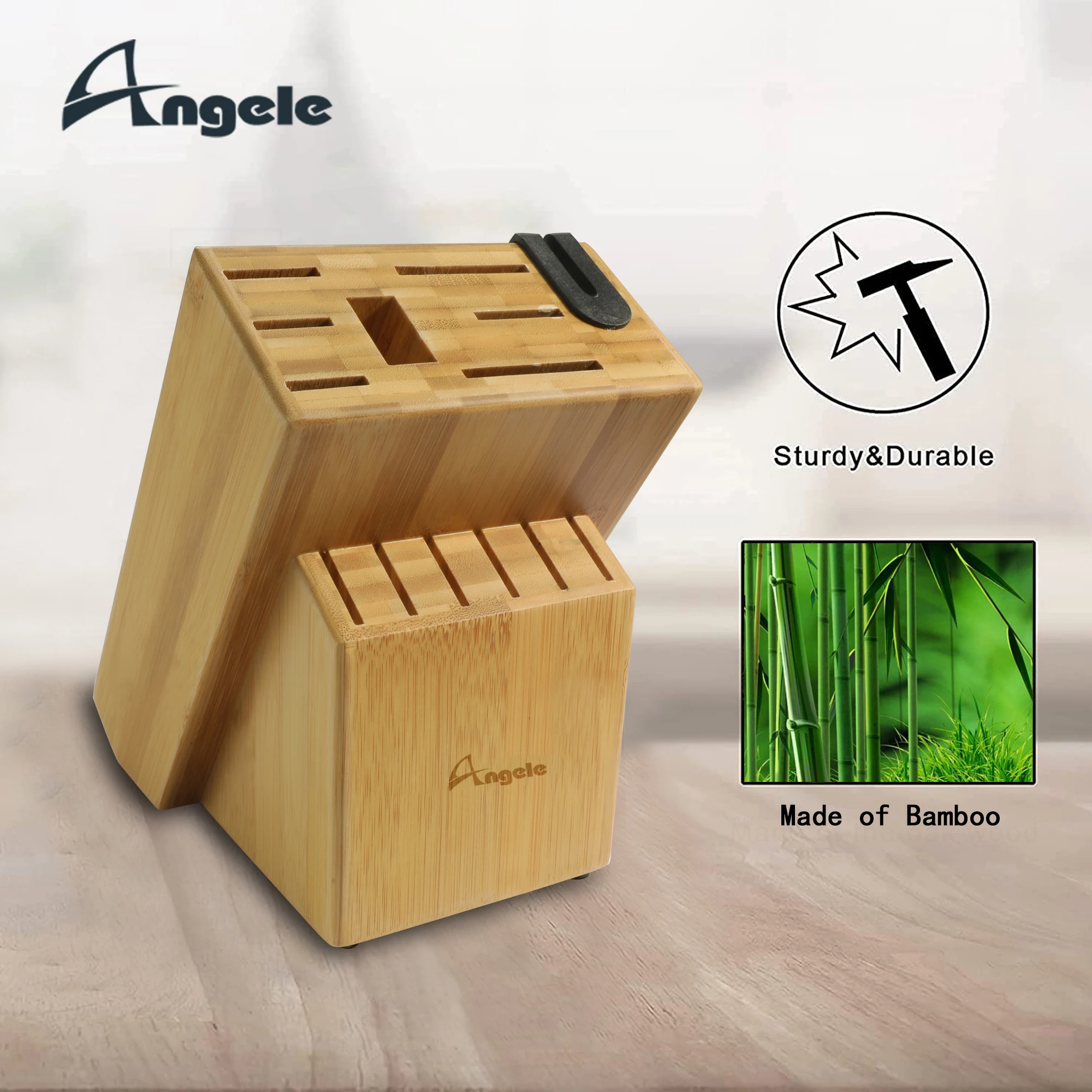 2023 Top Selling Kitchen Knife Set with Bamboo Block Luxury Knife Set