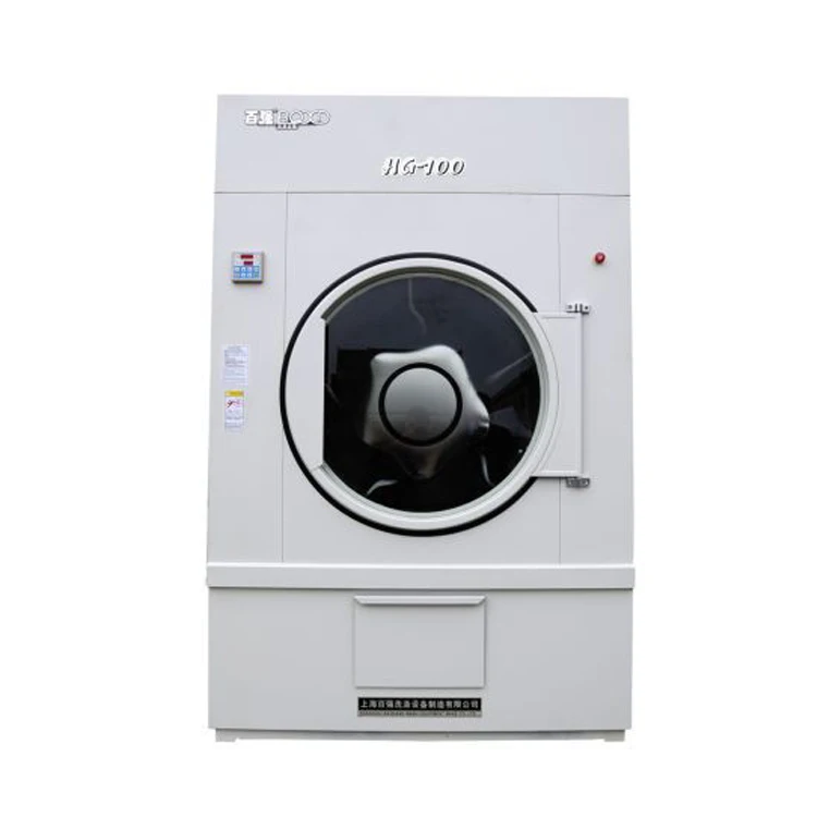 High Quality Industrial Washer Extractor Gas Tumble Dryer 30kg Capacity Heat Pump Tumble Dryer for Hotel Laundry