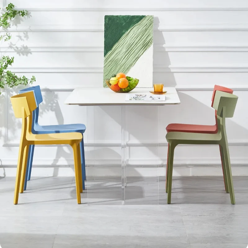 Multiple Colours High Quality Solid Design Leisure Restaurant Plastic Chairs