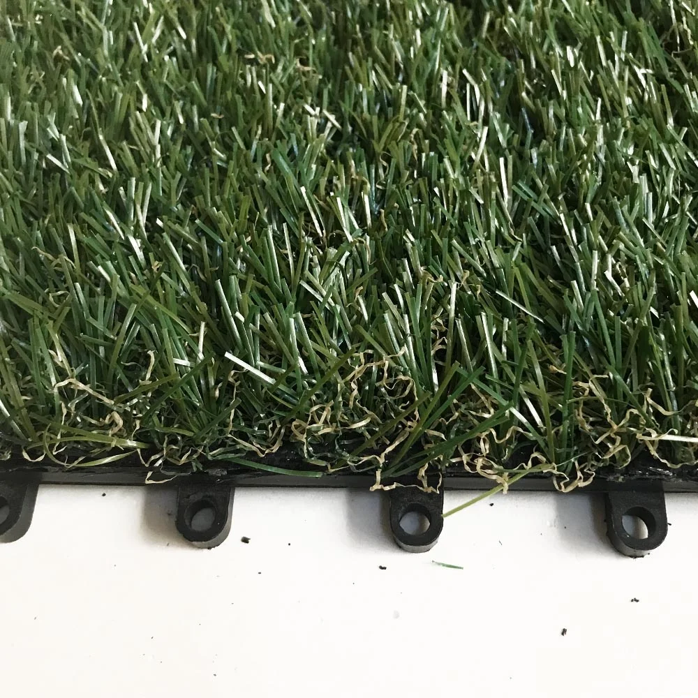 Green Sport Football Carpet Synthetic Soccer Fake Turf Synthet Artificial Interlocking Grass Decking Exterior Tile