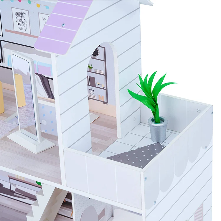 World best selling products House Toys For Girls Wooden Doll House Quality Assurance