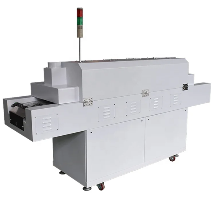 Machinery for electronic products Full Hot Air Smt Reflow Oven 4 Zone Lead-free Reflow Oven Welding Equipment Reflow Soldering