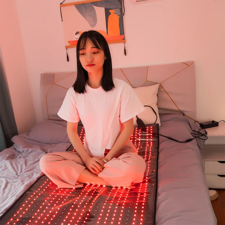Sodolux Improve muscle performance deep beauty exercise yoga weight loss red light therapy mat for gym