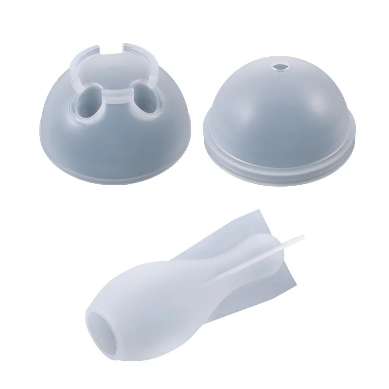 1150 Crystal Epoxy Bowling Ball Silicone Mold DIY Fun Play Set Jewelry Resin Craft