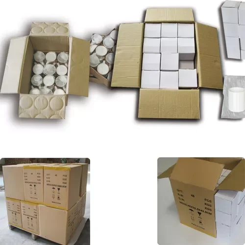 Sublimation blank 10oz  customized printing Ceramic Mug with Curled Rim