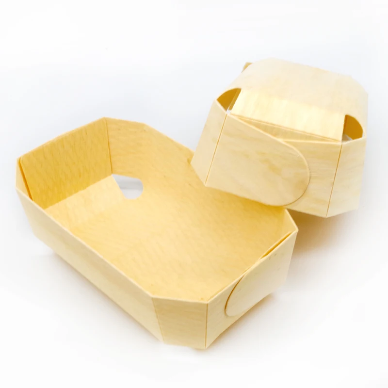 Brand new wooden boxes wholesale cup cake box with high quality