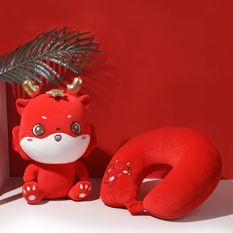 Cartoon Kawaii dragon Pillow Plush Cute Animal Plush Toys neck pillow