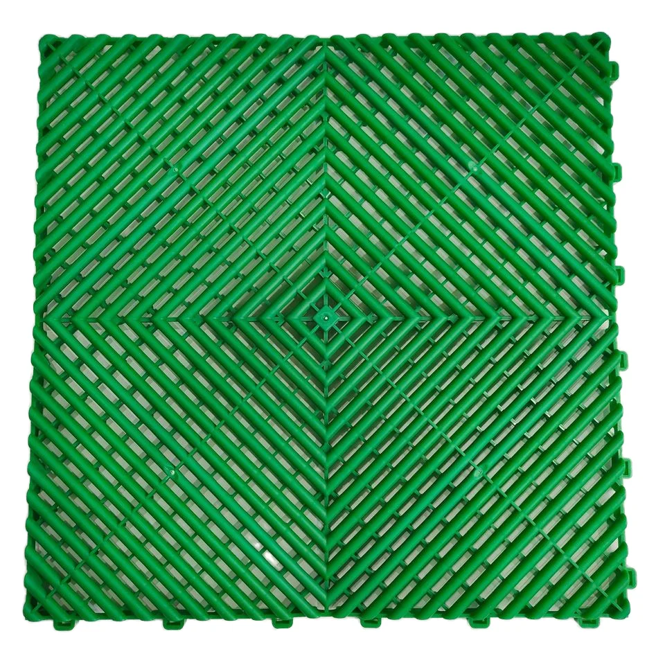Plastic Products PP Garage Floor tiles for Car showing room