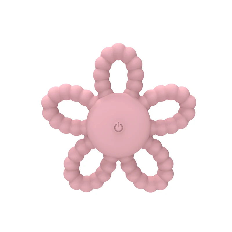 Hot Sell Food Grade Silicone Electric Teether Baby Sensory Soft Vibrating Teething Toys For Soothing Teeth Pain Teether