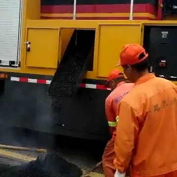 Небольшой битумный завод для переработки холодного асфальта, смесительный станок для транспортных средств для ремонта и обслуживания дорожных отверстий