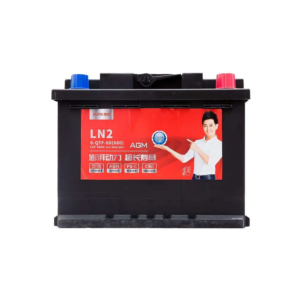  Хорошо продаются автомобильные аккумуляторы LN2 6-QTF-60/12V60AH для Mercedes Benz land