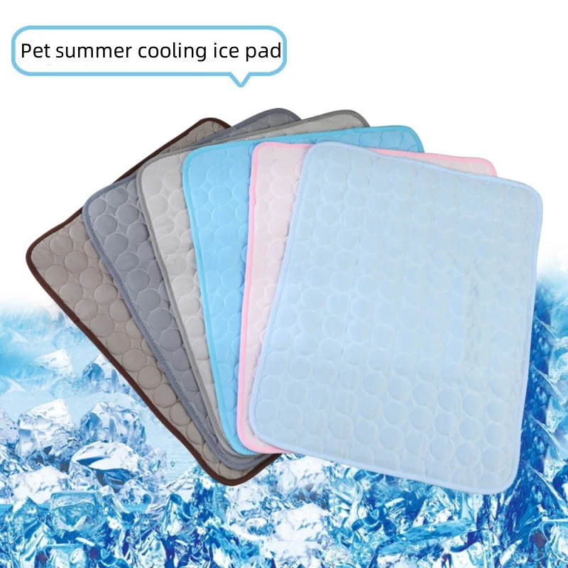 synthetic ice cooling pad mat for pet dogs cooling mat ice mat cushion nest portable vinyl dog pad