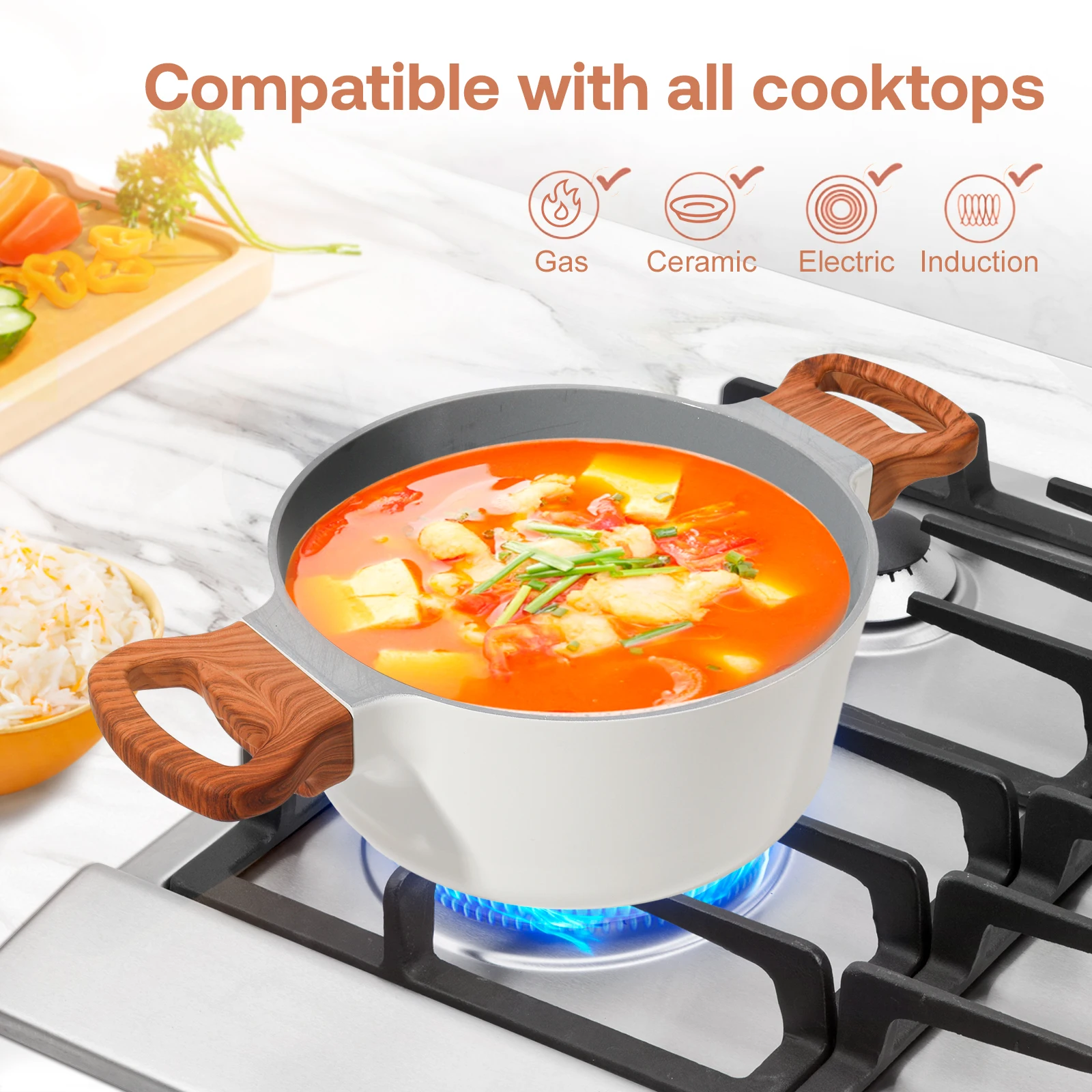 OEM High Quality Direct Sale Cooking Pan Powerful Non-Stick Fry Pan Aluminium and Metal Material Factory Direct Wholesale
