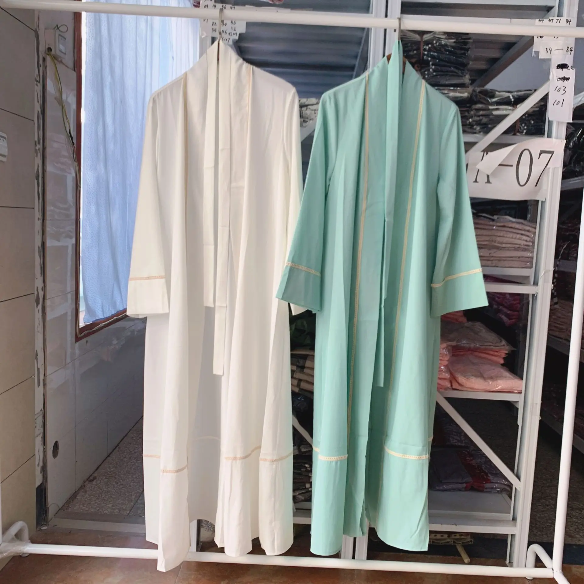 Новинка модный открытый халат Ramadan Eid мусульманская элегантная исламская одежда абайя