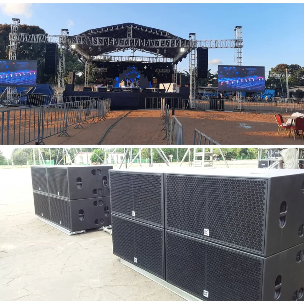 speaker subwoofers + speaker horns + dj equipment