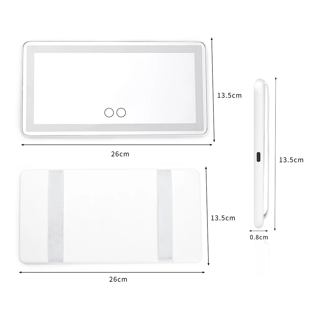 LED Makeup Mirror Car Makeup Mirror with Lights