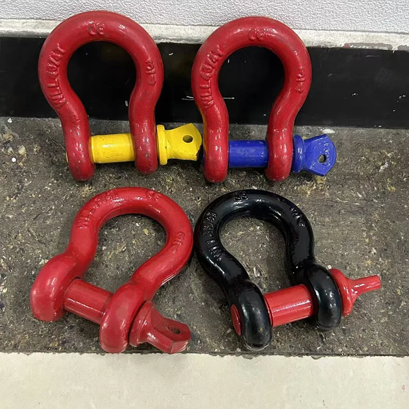 Rigging manufactured G209 Alloy steel shackle Forged Screw Pin Chain U.S. Type Shackle