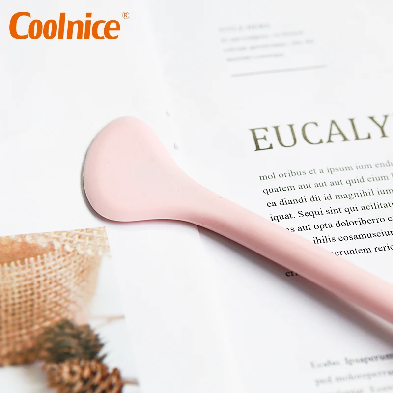 Silicone Mini Cosmetic Spatula With Nose Pore Brush Cleaner Remover