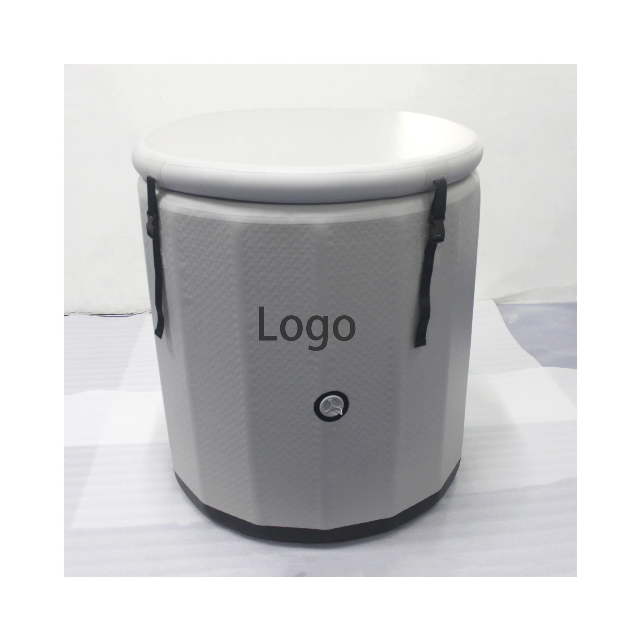 Oem Eco Friendly PVC Foldable Inflatable Adults Recovery Ice Bath Barrel