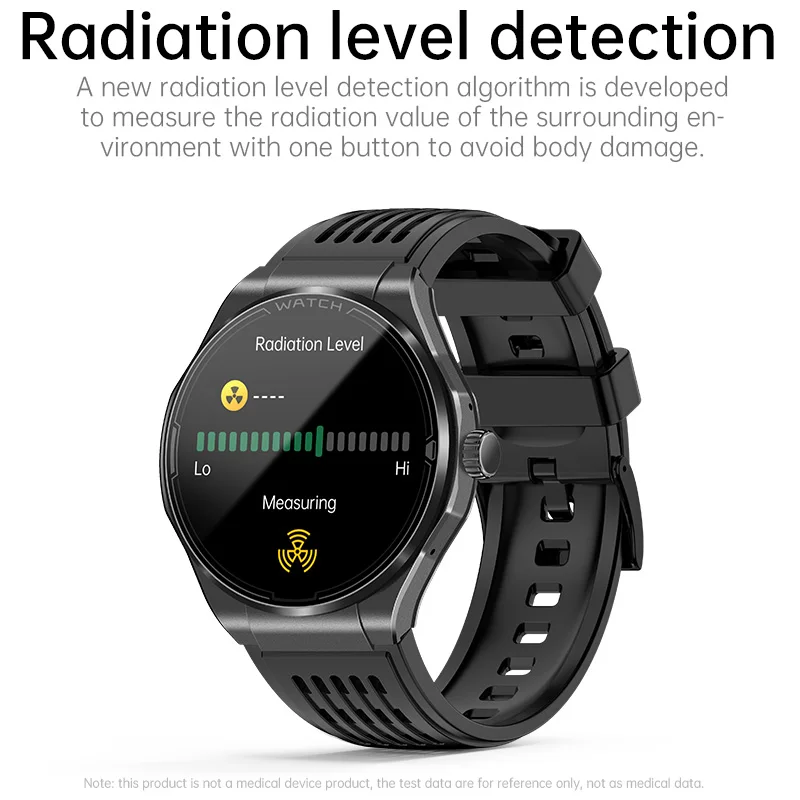 1.43inch AMOLED URIC ACID blood lipid voice assistant radiation level oxygen ecg SOS music dialing call fitness smart watch