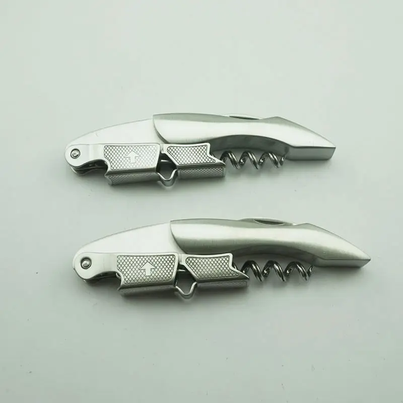 2019 customized logo bird shape manual ss 2cr13 classical bottle opener wine corkscrew