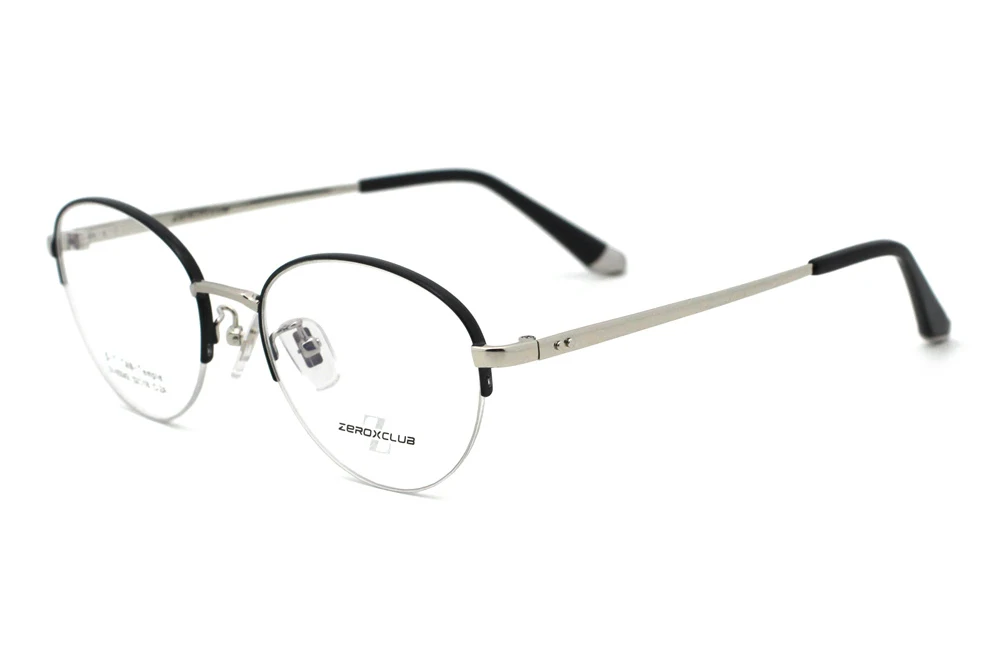 65042 High Quality Half Rim Titanium Eyeglasses Eye Glasses Frame