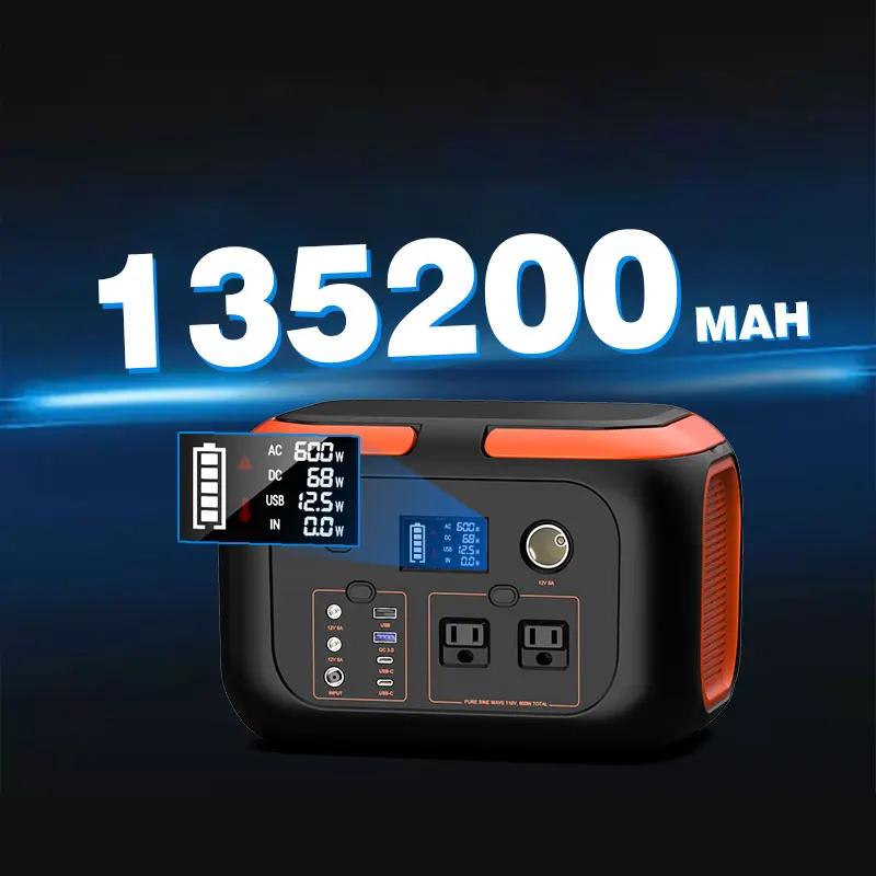 Портативная электростанция 600 Вт 110 В переменного тока с USB 220
