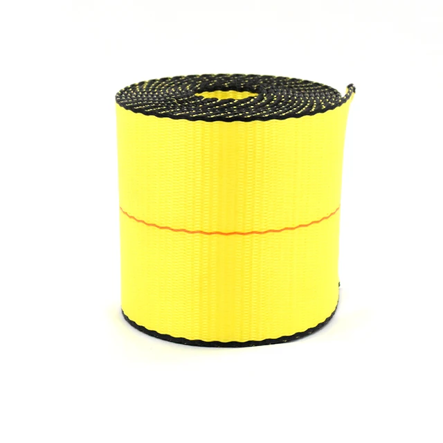 4 inch Heavy Duty 100% Polyester Strap Winch strap Webbing  Cargo Lashing belt
