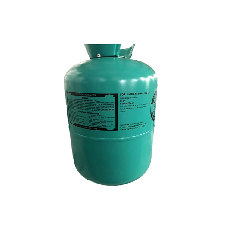 Wholesale New Product R507 99.9% Purity Cylinder 11.3kg Refrigerant Gas For Car Air Conditioner
