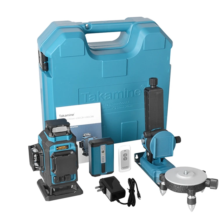 4D-16 Lines Vertical and Horizontal High precision Automatic Self Leveling green laser level