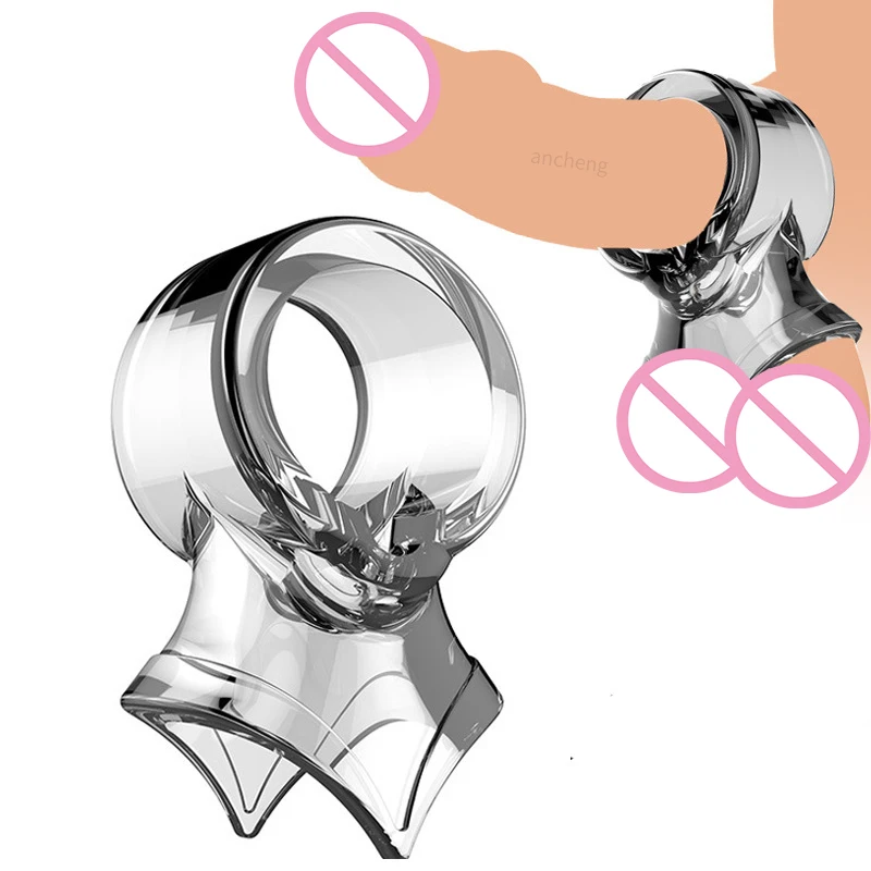 High quality TPE high elastic penis sleeve delay ejaculation penis ring for male adult flirting sex toys