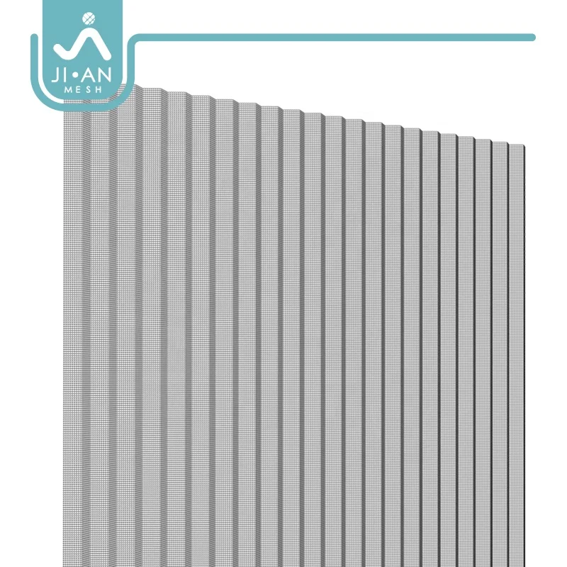 High-Quality Anti Dust Pleated Insect Screen Rollable Fly Screen for Effective Mosquito Protection and Comfort