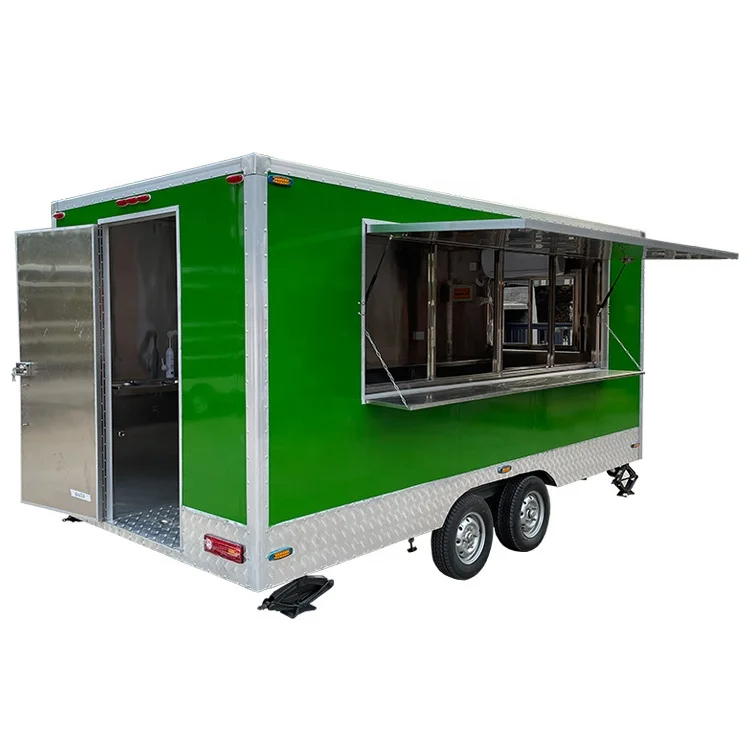 Грузовик для барбекю, мороженого, уличная тележка для обслуживания еды, мобильный прицеп для фаст-фуда для Long Beach, Нью-Йорк, Хьюстон