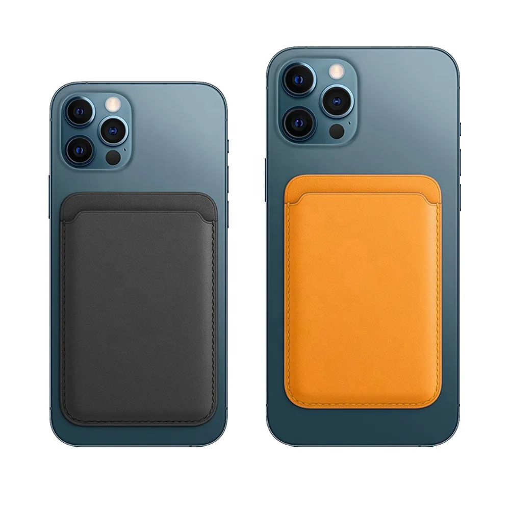 New Leather PU Credit Cards Holder Wallet for iPhone 14 13 12 11 Universal Phone Accessories Custom Magnetic Card Holders
