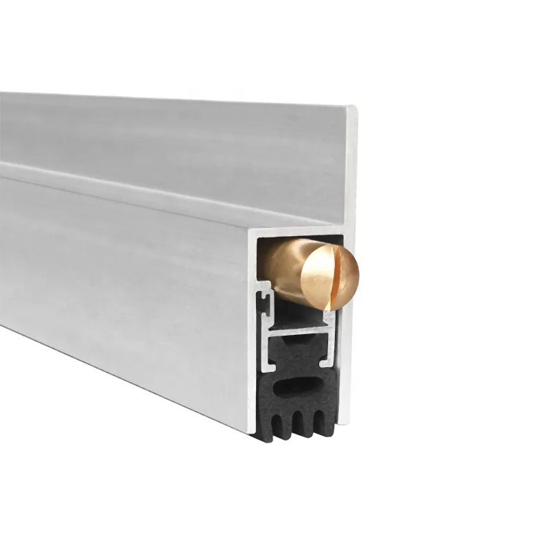 Aluminum door bottom dustproof automatic door drop down seal