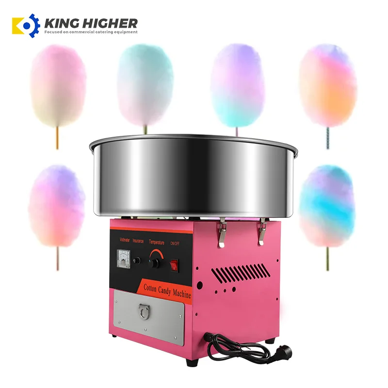 Professional Automatic Stainless Steel Cotton Candy Maker Machine Commercial Guangdong Electric Model Small Cotton Candy Machine