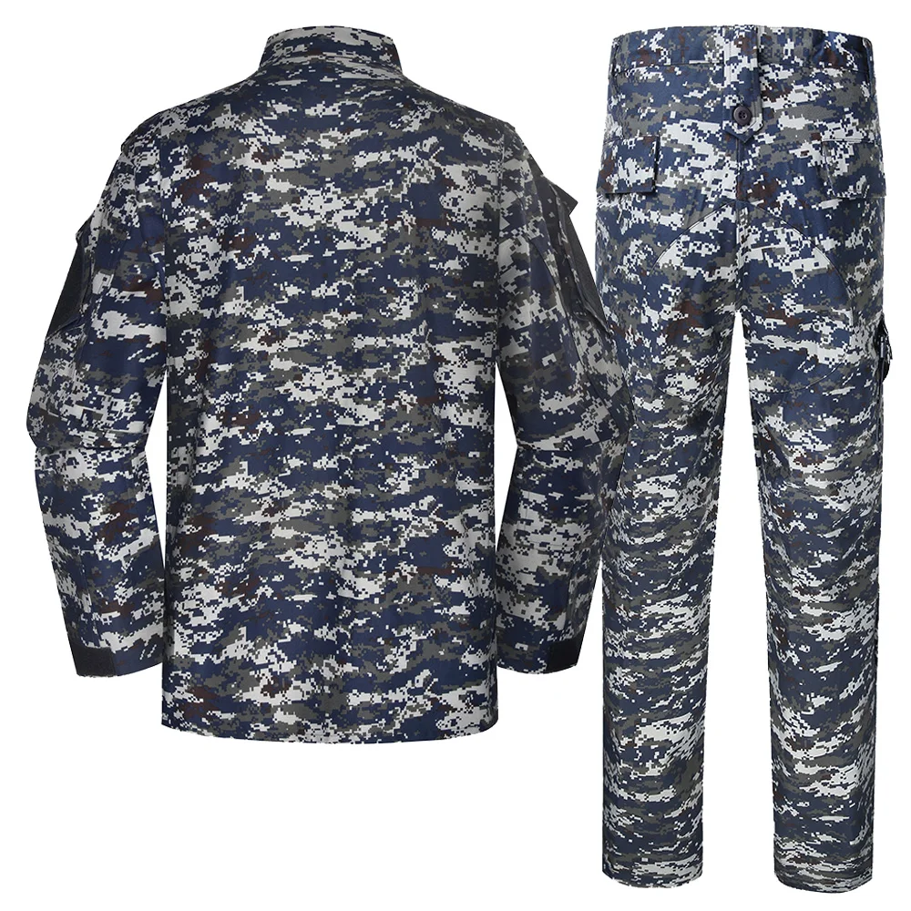 XINXING Custom CAMO Suit Deep Blue Urban Digital Camouflage Sierra Leone ACU Tactical Combat Uniform
