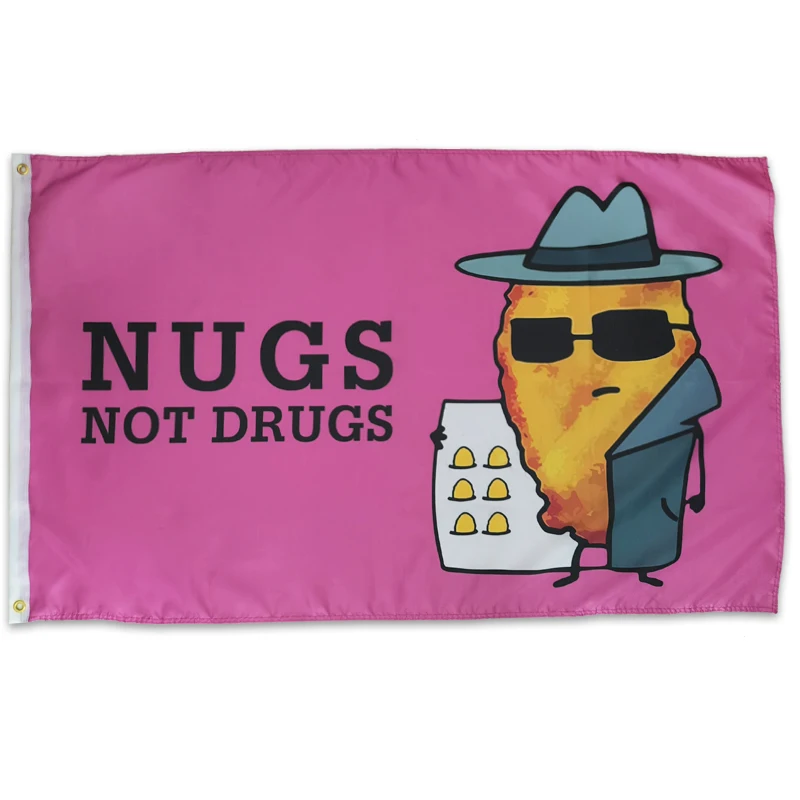 NUGS manufacturer decoration advertising car flags banners 100%polyester polyester custom flag