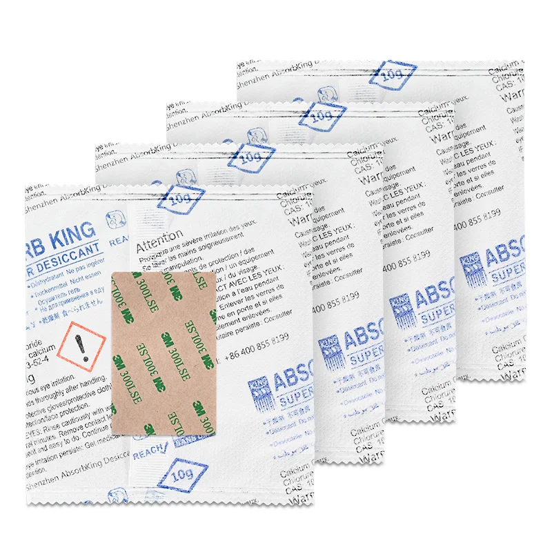 Absorb King Calcium Chloride 10g Desiccant Pack Bags for Sea Shipping Cargo Dry desiccant
