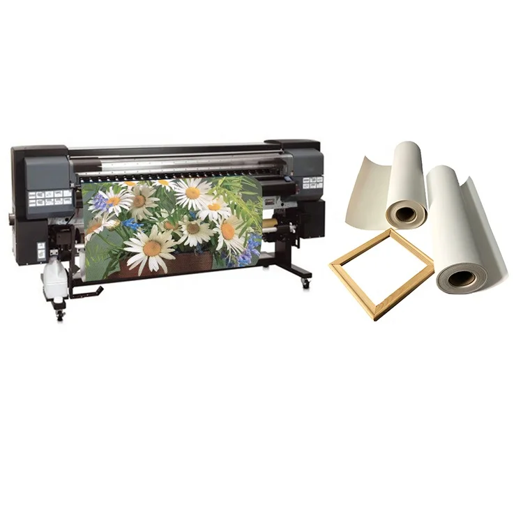 Inkjet printing 100% cotton 360gsm inkjet printing canvas rolls matt  solvent based blank canvas roll