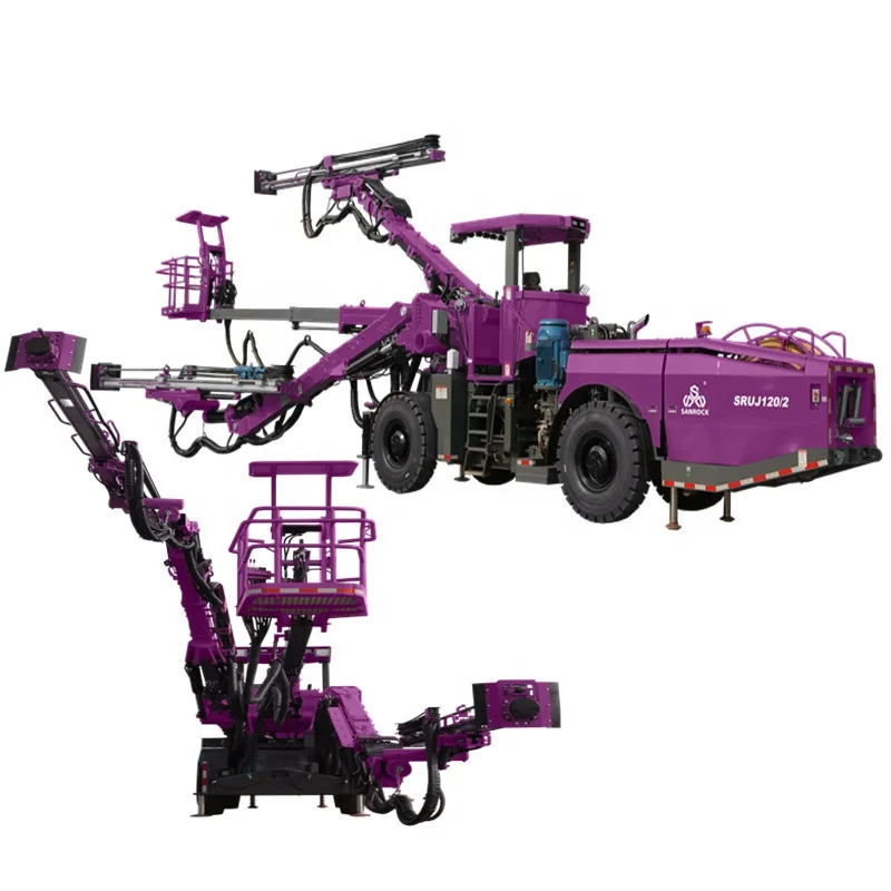 Two Booms Jumbo Drilling Rig Rotary Borehole Drilling Equipment Underground Tunnel Drilling Machine