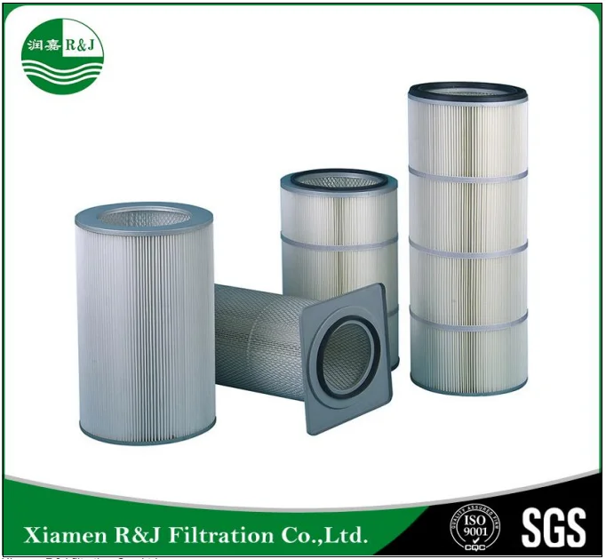Industrial air filter dust collector filter cartridge