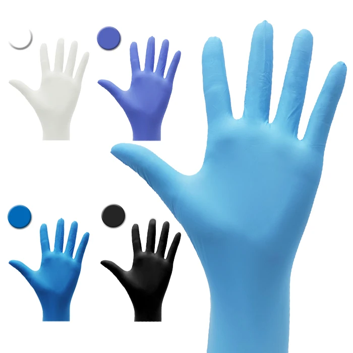 New Product Latex-Free Transparent Nitrile Gloves Mil