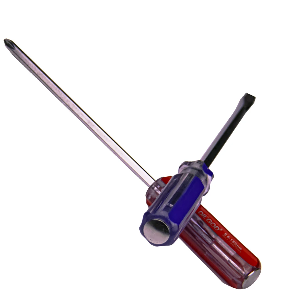 DILGOD Wholesale 6MM 8MM Magnetic Screwdriver Auto Repair Hand Tools Go Through Screwdriver For Industrial